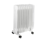 GRZEJNIK ELEKTRYCZNY OLEJOWY Z TERMOSTATEM ENERGOOSZCZĘDNY 2000W ŁAZIENKOWY 450 mm 585 mm grzewcza biały