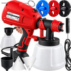 Pistolet agregat malarski natryskowy do malowania ścian 4 dysze sito 1200ml elektryczny 550 w do prac remontowych