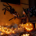 Pająk GiGANT halloween włochaty straszny Dekoracja Ozdoba Olbrzymi 90cm LX rekwizyt na bal przebierańców, przyjęcie