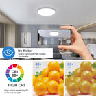 Lampa sufitowa plafon LED biały łazienkowa wodoodporna 32W 6500K IP54 okrągła oprawa do wilgotnych pomieszczeń, zimna