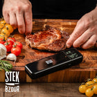 Bezprzewodowy Termometr Kuchenny Cyfrowy do Mięsa Steków stek bzdur LCD BT sonda do pomiaru temperatury potraw