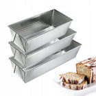 Blacha forma do pieczenia chleba keksówka do ciasta blaszka zestaw XXL 3szt metalowe foremki do wypieków 35 x 12 x 8 cm