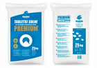 Premium - tabletki solne do zmiękczaczy 25kg - 99.9 % NaCl 25 l biały