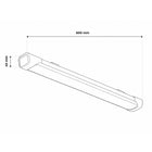 Lampa LED Oprawa Hermetyczna 36W 60cm 4320lm Sufitowa Do Garażu Warsztatu oświetlenie techniczne do piwnicy, magazynu i