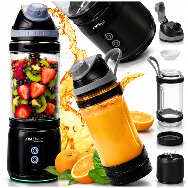 Blender przenośny shaker bezprzewodowy smoothie USB 0,7l personalny szejker