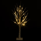 DRZEWKO ŚWIĄTECZNE 25LED OZDOBNE ŚWIECĄCE 60 cm BRZOZA LAMPKA DEKORACYJNA