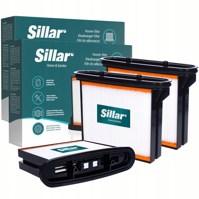 2x Filtry Sillar do Bosch Gas 25 50 Starmix 1235 1425 1435 1625 1635 1650 zamiennik 2 szt.