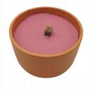 Znicz ceramiczny gliniany wichrowy 10,5 cm szturmowy 9 sztuk czerwona lampion nagrobny, lampka cmentarna, dekoracja na