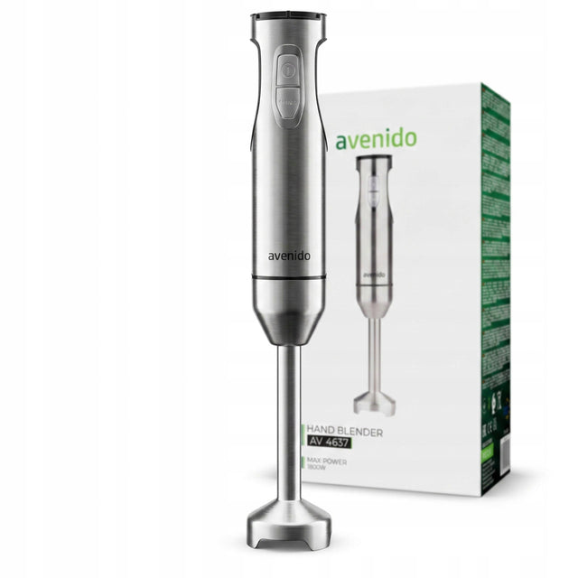 Blender ręczny 1800W 21 prędkości tytanowe ostrza płynna regulacja BPA free