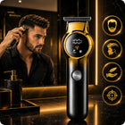 Trymer Barberski Do Brody Włosów Ciała VGR V-989 T-Blade LED usb-c 180min