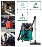 Odkurzacz przemysłowy z automatycznym otrząsaczem do gipsu 40l filtr H 3600