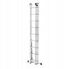 Drabina aluminiowa 3x9 wielofunkcyjna na schody higher 7,10m 150kg + rozstawna, przystawna, do malowania i prac