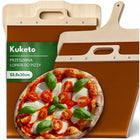 Łopata do pizzy chleba przesuwna szufla taca profesjonalna kwadratowa xxxl łopatka piekarnicza teflonowa średnica 30 cm