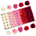 Ozdobne Róże Mydlane Kwiaty 50 szt MIX kolor do Dekoracji Flower Box mydełka w kształcie różyczek, upominek, ozdoba