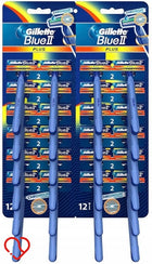 Gillette blue II plus maszynki do golenia jednorazowe zestaw 24 sztuki brak informacji