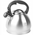 Czajnik na GAZ czajnik z gwizdkiem pokrywą 3l stal indukcja srebrny inox czajnik tradycyjny 3 l czarny, srebrny, szary