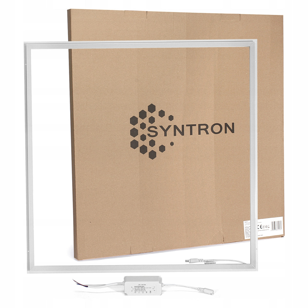 Panel LED Sufitowy Ramka Plafon 60x60 40W 4000K lampa do biura i domu, kwadratowa oprawa ze zintegrowanym źródłem