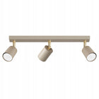 Lampa Sufitowa Żyrandol Plafon Beżowa Kaszmir GU10 LED Regulowana Premium oprawa 3-punktowa metalowa do salonu kuchni