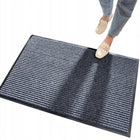 Wycieraczka Pod Drzwi Zewnętrzna 60x90cm Wejściowa Gumowana Duża Gruba mata do butów, szara, PVC, tekstylna