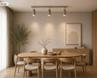 Lampa sufitowa kinkiet spot oprawa halogenowa natynkowa 3x GU10 Ecru Beż plafon do wnętrz, oświetlenie punktowe, 50 W