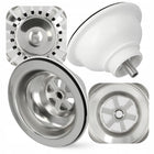 Odpływ Zlewu 3,5 sitko metalowe Korek Spust Syfon Zlewozmywaka Uniwersal MR zlewozmywakowy 115 mm