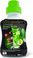 Syrop sodastream koncentrat mojito mohito mojito do saturatora, do wody gazowanej, napój o smaku mięty i limonki, 500 ml