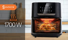 Frytkownica beztłuszczowa AIR fryer frytownica 8l 1700W z oknem mocna duża czarny