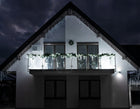 SOPLE 300LED LAMPKI ZEWNĘTRZNE BIAŁE ZIMNE FLASH KURTYNA IP44 ŚWIĄTECZNE kurtyna świetlna 10,5 cm