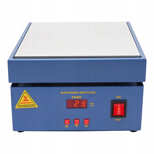 Stacja lutownicza 800W z podgrzewaną płytą 20x20cm, cyfrowa płyta grzewcza do naprawy PCB podgrzewacz PCB do elektroniki