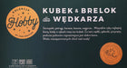 Zestaw na prezent dla wędkarza kubek i brelok poszedłem na ryby gadżet z nadrukiem, upominek dla miłośnika łowienia