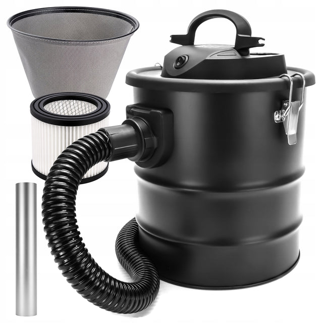 Odkurzacz do popiołu kominka pieca gruzu sadzy separator kominkowy mocny odciąg pyłu, zbiornik 15 l, moc 1200 w, zasilanie 230 V