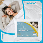 Poduszka 50x70 antyalergiczna na zamek medyczna pikowana polska Arizona AMW z granulatem silikonowym 550 g do spania