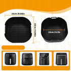 FOREMKA SILIKONOWA WKŁAD DO FRYTKOWNICY AIR FRYER BEZTŁUSZCZOWEJ 23X23cm kieszeń do pieczenia 23 cm z 25 sztuk