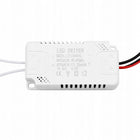 LAMPA SUFITOWA LED PLAFON CZARNY KWADRAT 20W CCT 3 BARWY 3000-6000K oprawa metalowa z wbudowanym źródłem światła do