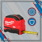 Miara zwijana 5m / 25mm autolock milwaukee taśma miernicza, metrówka do pomiarów budowlanych, stolarskich i remontowych