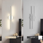 Lampa LED kinkiet ścienny biała nowoczesna salonu korytarz 4500K 24W 60cm oprawa do sypialni i przedpokoju, metalowa, 2