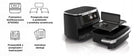 Frytkownica beztłuszczowa Ninja FlexDrawer 10,4 L Czarny AF500EU 2470 w