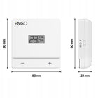 ENGO EASY-230W BIAŁY dobowy przewodowy regulator temperatury 230V kc715 pokojowy, regulator