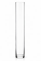 Wazon szklany cylinder 60 cm fi 10 cm tuba wysoki Ciciop Glass na kwiaty cięte, przezroczysty pojemnik dekoracyjny