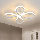 Lampa Sufitowa Wisząca LED Żyrandol Biały Nowoczesny 30W 3000K 30cm oprawa aluminiowa do salonu i jadalni, ciepłe