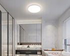 Lampa łazienkowa sufitowa lampa plafon LED biały 4000K do salonu IP44 24W okrągła oprawa ze zintegrowanym źródłem