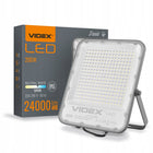 Halogen Naświetlacz LED szary lampa 200W 24000lm 5000K IP65 videx neutralny reflektor zewnętrzny do oświetlenia