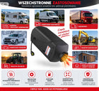 Nagrzewnica spalinowa olejowa 8KW 12V 15A diesel ogrzewanie postojowe pilot ogrzewacz powietrza samochodowy, do kabiny