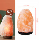LAMPA SOLNA 5-7 kg LAMPKA NOCNA sól himalajska JONIZATOR Z SOLI NA BIURKO dekoracja wnętrza, żarówka w zestawie