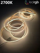 Taśma LED COB neon 5m RGB CCT biały ciepły neutralny zimny 2700-6500K 840/m pasek świetlny, listwa świetlna, do wnętrz