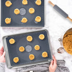 Duża stolnica silikonowa do ciasta mata kuchenna pieczenia wałek silikonowy zestaw 64 cm