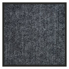 Wycieraczka 120x120cm Duża Mata do Butów pod Drzwi Zewnętrzna Wejściowa XXL Chodnik czarna gumowo-tekstylna grubość 7 mm