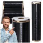 FOLIA GRZEWCZA Mata Ogrzewanie Podłogowe PODCZERWIEŃ 220W/m2 100cm BRANN elektryczne 1 m 100 cm 220 W/m²