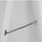 Lustro stojące białe duże antyrozpryskowe MDF do sypialni przedpokoju 127cm zwierciadło prostokątne garderobiane 37 cm
