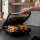 Grill elektryczny kontaktowy opiekacz toster do kanapek panini mocny 1600W nominalna